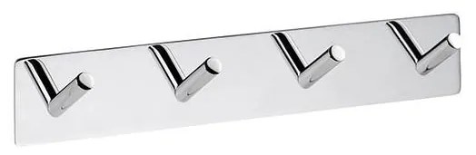 Закачалка 25,5x4,5 cm неръждаема стомана/сребриста