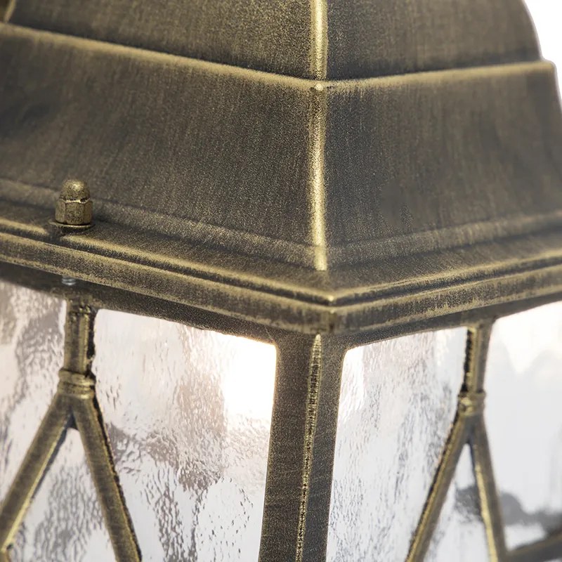 Интелигентна романтична външна стенна лампа бронз с WiFi A60 - London