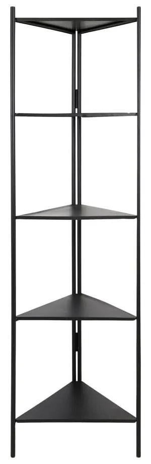 Черна метална етажерка за книги 58,5x200 cm Display - Light & Living