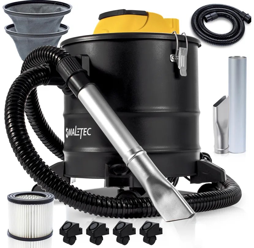 Индустриална прахосмукачка за пепел с филтър HEPA ML1800-ASH 18L