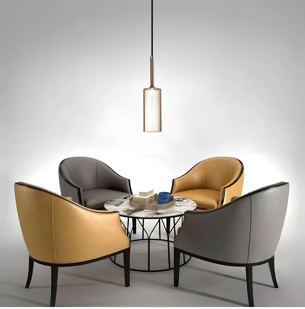 Плафон APP1700-1CP AMBER C