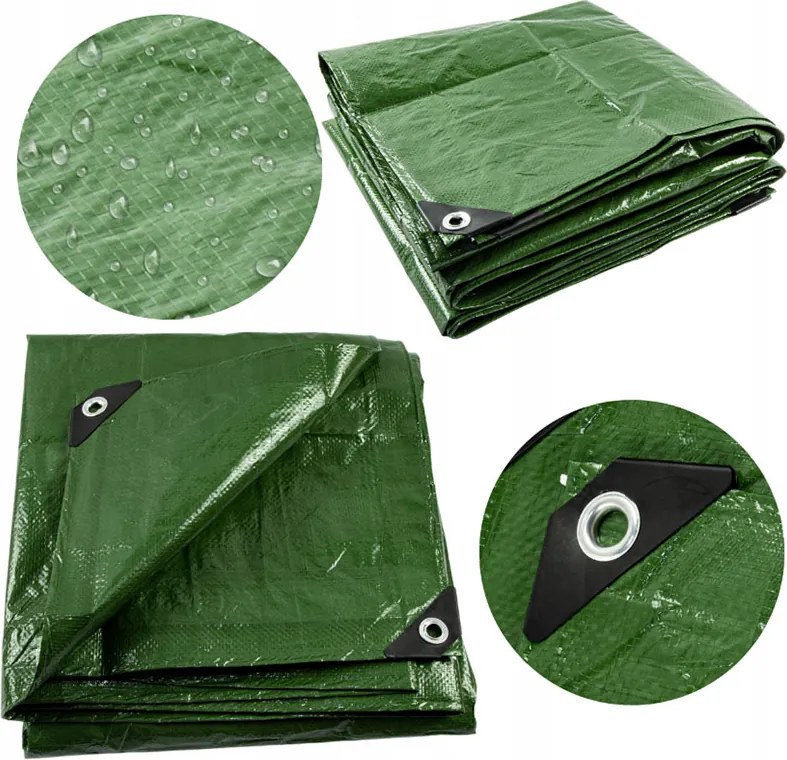 Зелено-сребриста мразоустойчива мушама 4m x 5m