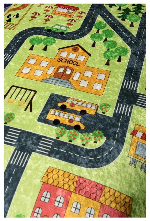 Детски килим Зелен 100 x 160 cm Small Town - Conceptum Hypnose
