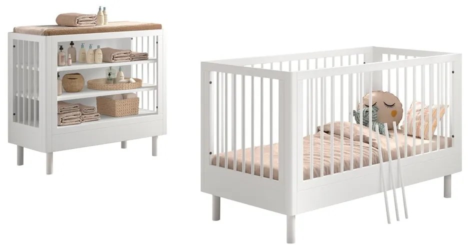 Комплект детски мебели от масивен бук 2 бр. Forrest – Vipack