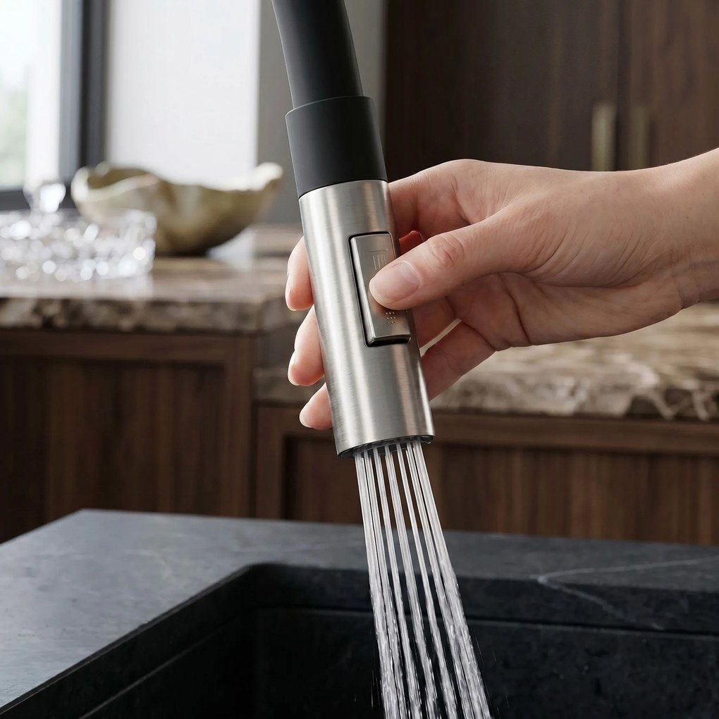 Смесител за кухня REA Lago Brush Nickel
