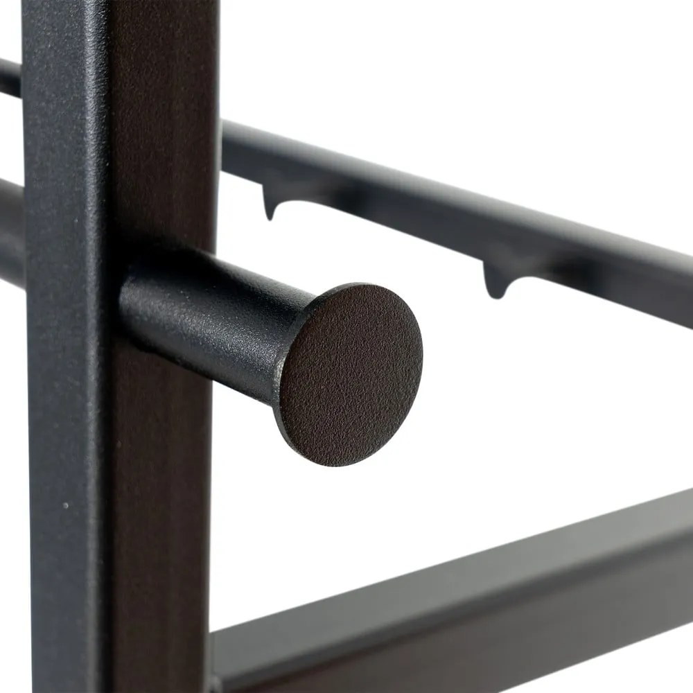 Черна метална стенна закачалка с рафт 76 cm Marco – Spinder Design