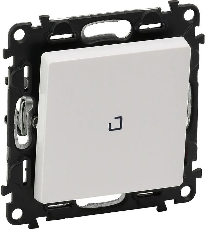 Legrand Еднополюсен ключ с индикация LED 3мА цвят бял Valena Life  - 752104