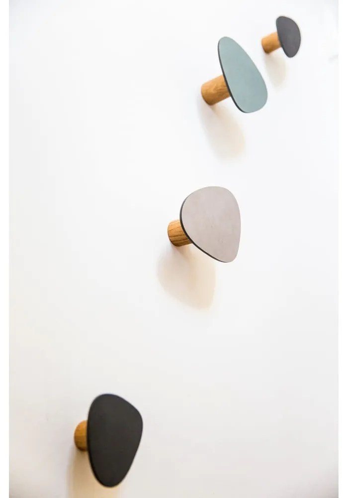 Сиво-зелена стенна стоманена кука Dot L Nupo – LIND DNA