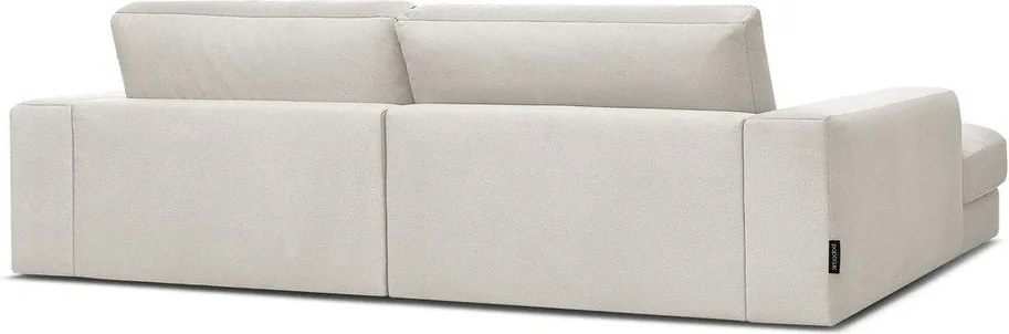 Бежов кадифен ъглов диван (ляв ъгъл) Sierra – Bobochic Paris