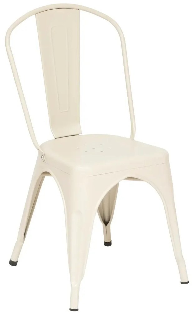 Трапезен стол atmosphera Niko, Метал - Слонова кост