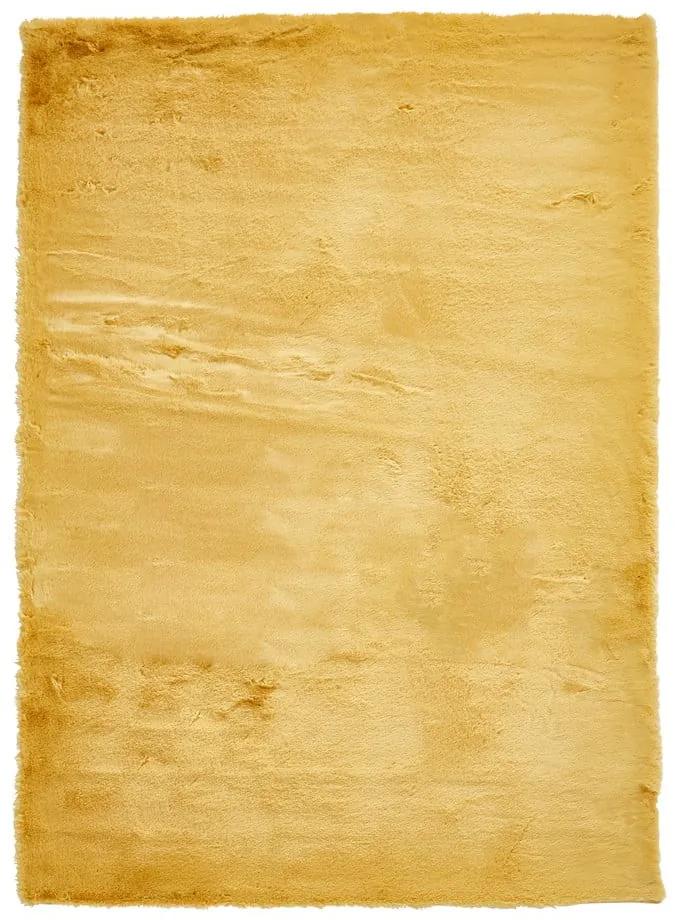 Жълт килим , 60 x 120 cm Teddy - Think Rugs
