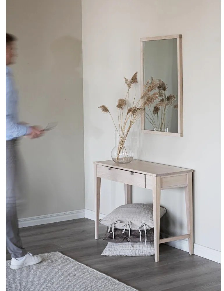 Конзолна маса от дъб с матово лаково покритие Fulla Confetti - Rowico