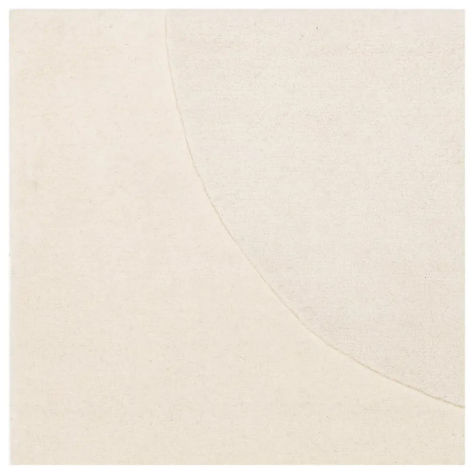 Бял вълнен килим 160x230 cm Olsen - Asiatic Carpets