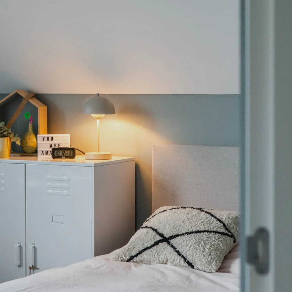 Ретро настолна лампа гъба бежова - Magnax Mini