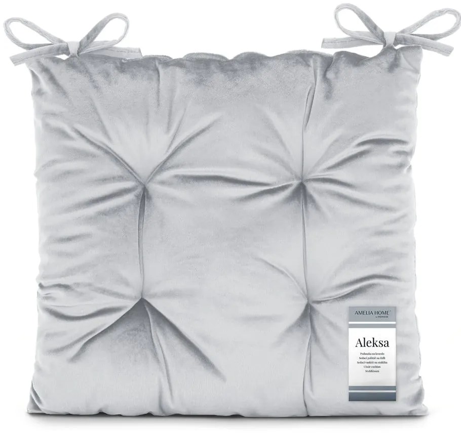 Кадифена възглавница за стол 40x40 cm Aleksa – Restilo