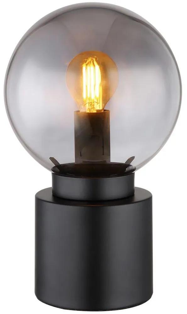 Globo 21003B - Настолна лампа MARKA 1xE14/25W/230V черен