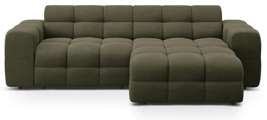 Зелен ъглов диван (десен ъгъл) Kendal – Micadoni