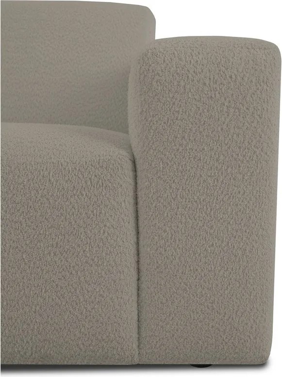 Светлокафяв ъглов диван от букле (ляв ъгъл) Roxy – Scandic