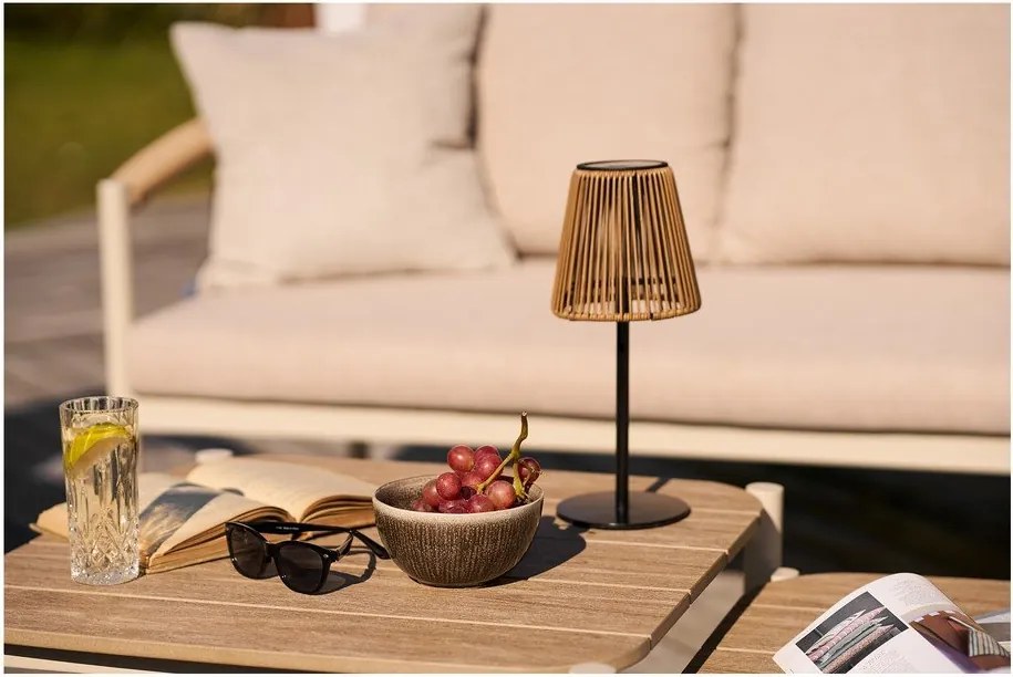 LED настолно/преносимо външно осветително тяло със соларен панел ø 14 cm Salford – House Nordic