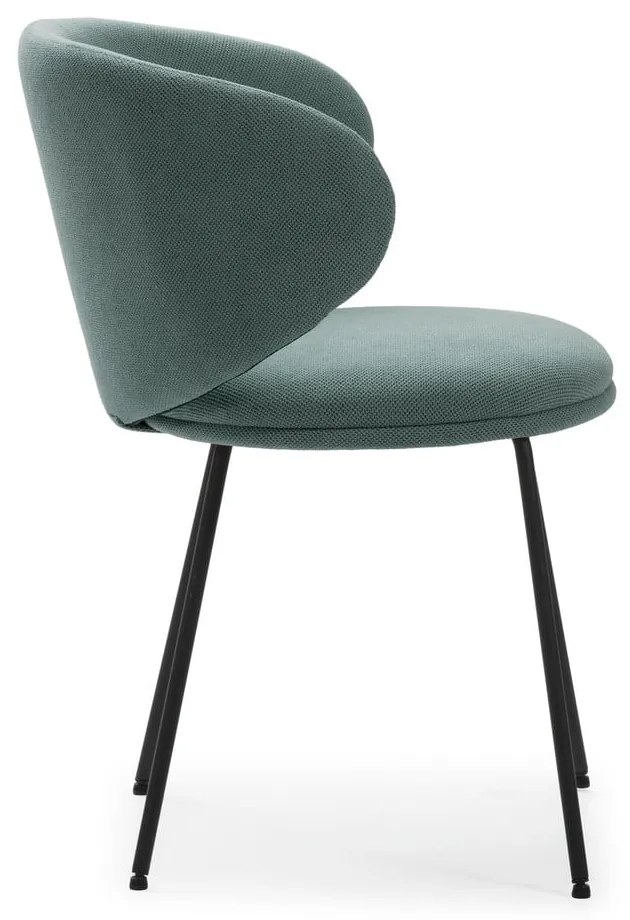 Зелени тапицирани трапезни столове в комплект 2 бр. Rush – Marckeric