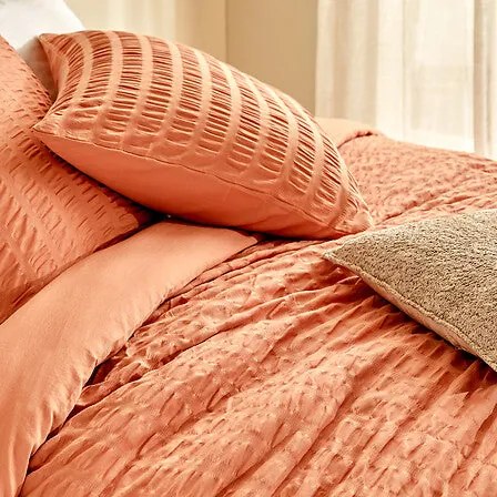 Спално бельо atmosphera Irhia, Теракота, 240×220 cm