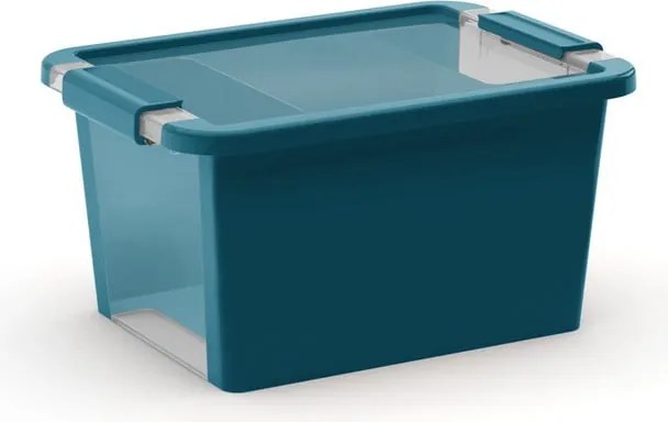 Пластмасова кутия за съхранение с капак петролена 36,5x26x19 cm Bi-Box – KIS