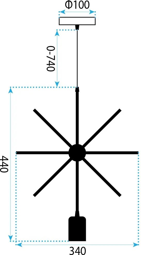 Лампа Geometric LE-02 Star
