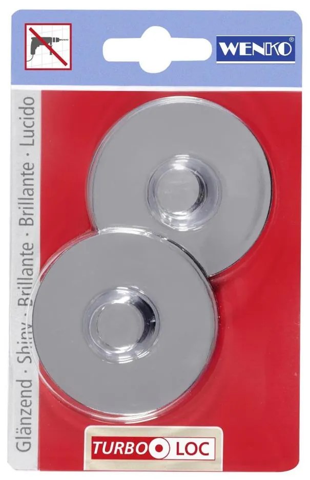 WENKO 20646100-Адаптер CLA+PREM+STYLE AD TL 6x1,4 cm лъскав хром