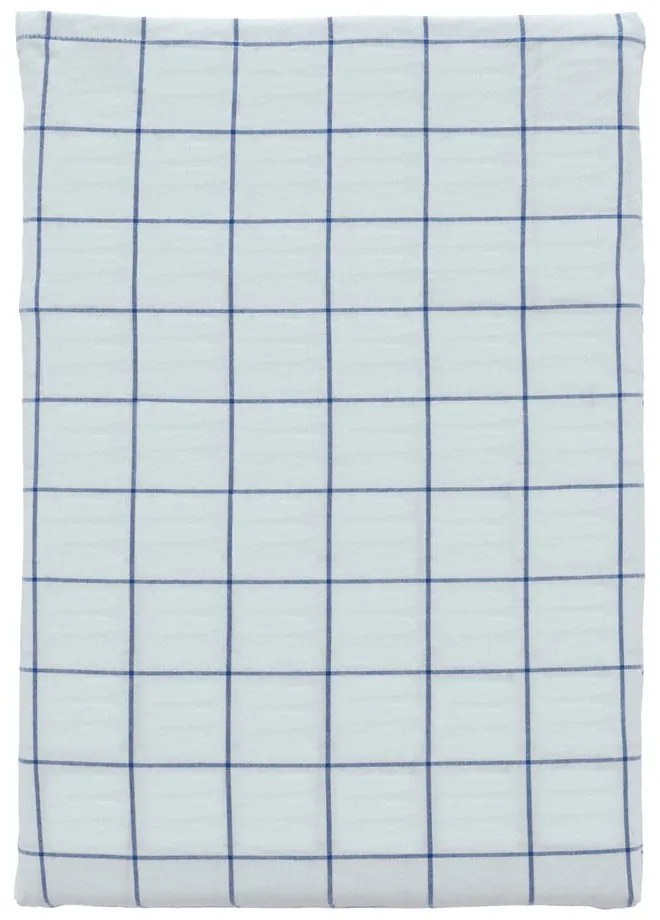 Светлосиньо единично спално бельо от памук Renforcé 140x200 cm Vista – Södahl