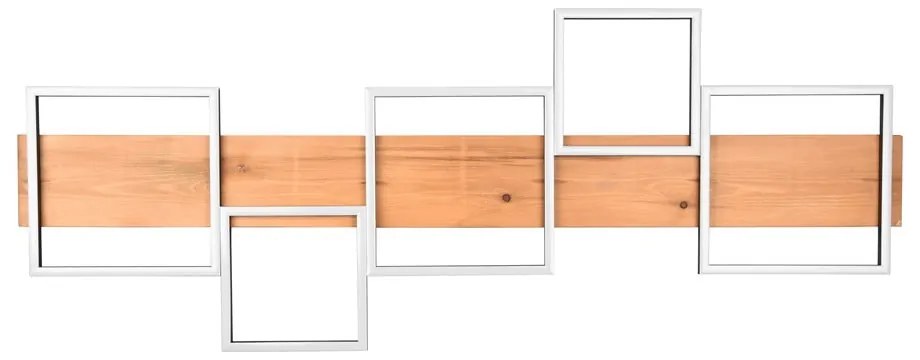 Черно и естествено LED затъмняващо се осветително тяло за таван 44x115 cm Harper – Trio