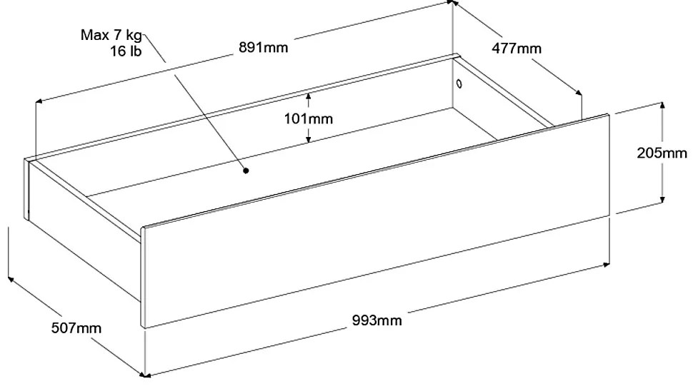 Комплект от 2 бр Drawers Howells