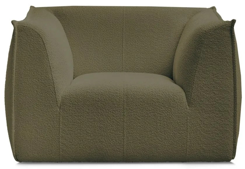 Зелено кресло от прежда с примки от букле Giorgia – Bobochic Paris