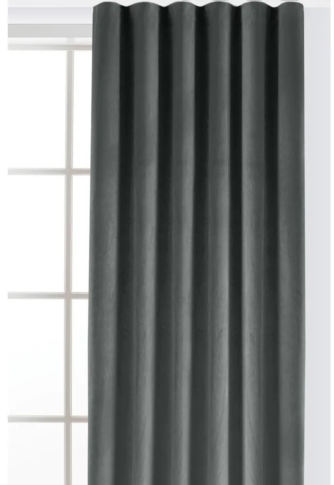 Тъмносива затъмняваща завеса 530x175 cm Velto – Filumi