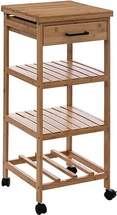 Кухненска количка 5five Linha, Малка, Бамбук