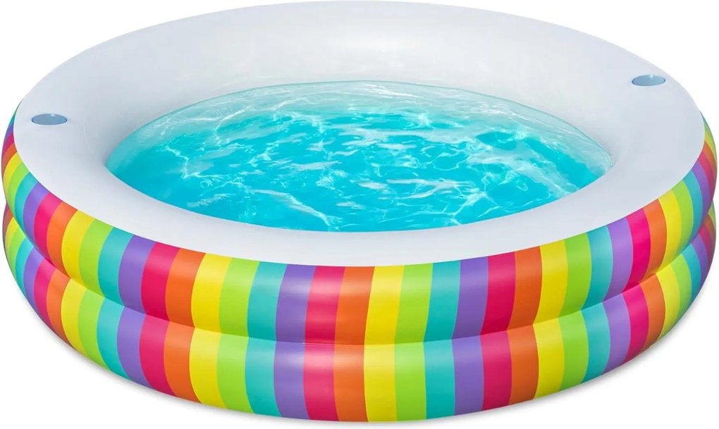 Детски надуваем басейн с два ринга 206 х 51см Bestway 54443