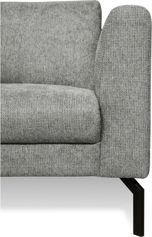 Светлосив ъглов диван (ляв ъгъл) Gomero – Scandic