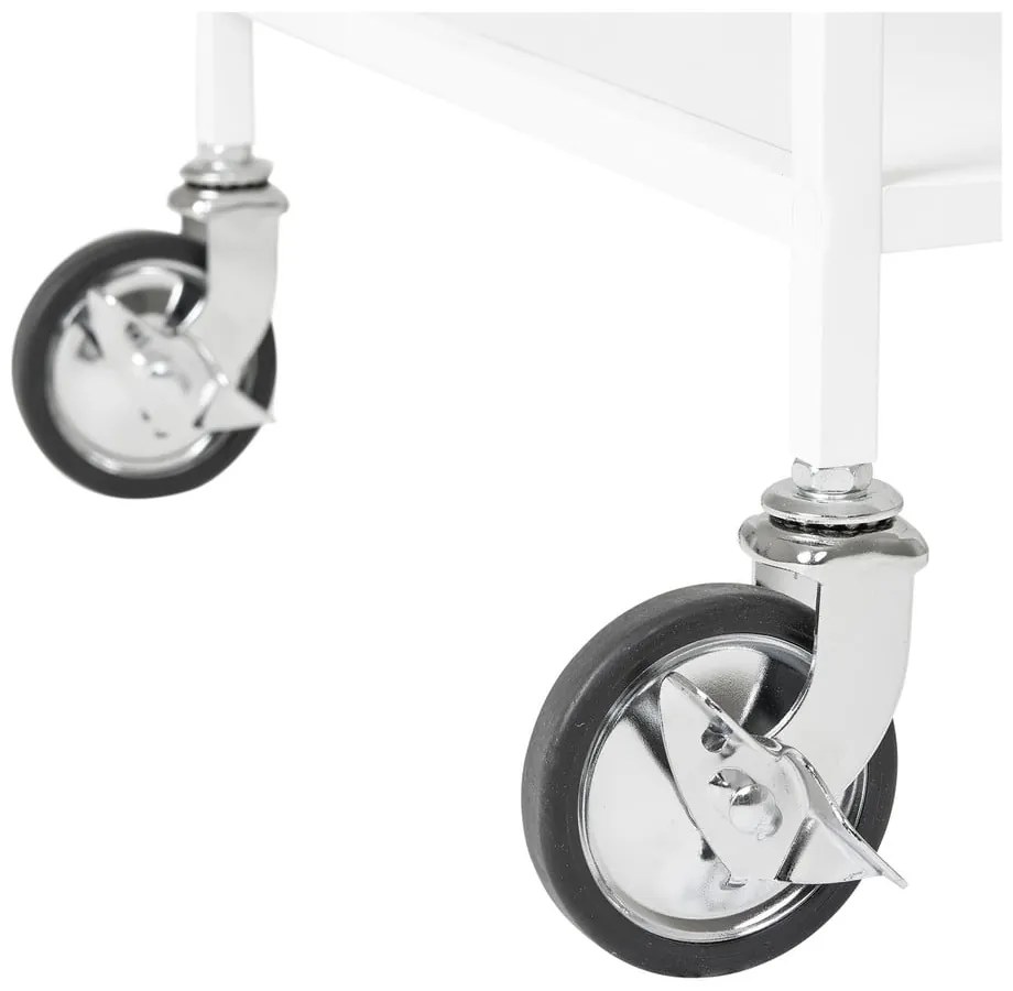 Метална маса за сервиране на колелца 40x68 cm Vita – House Nordic