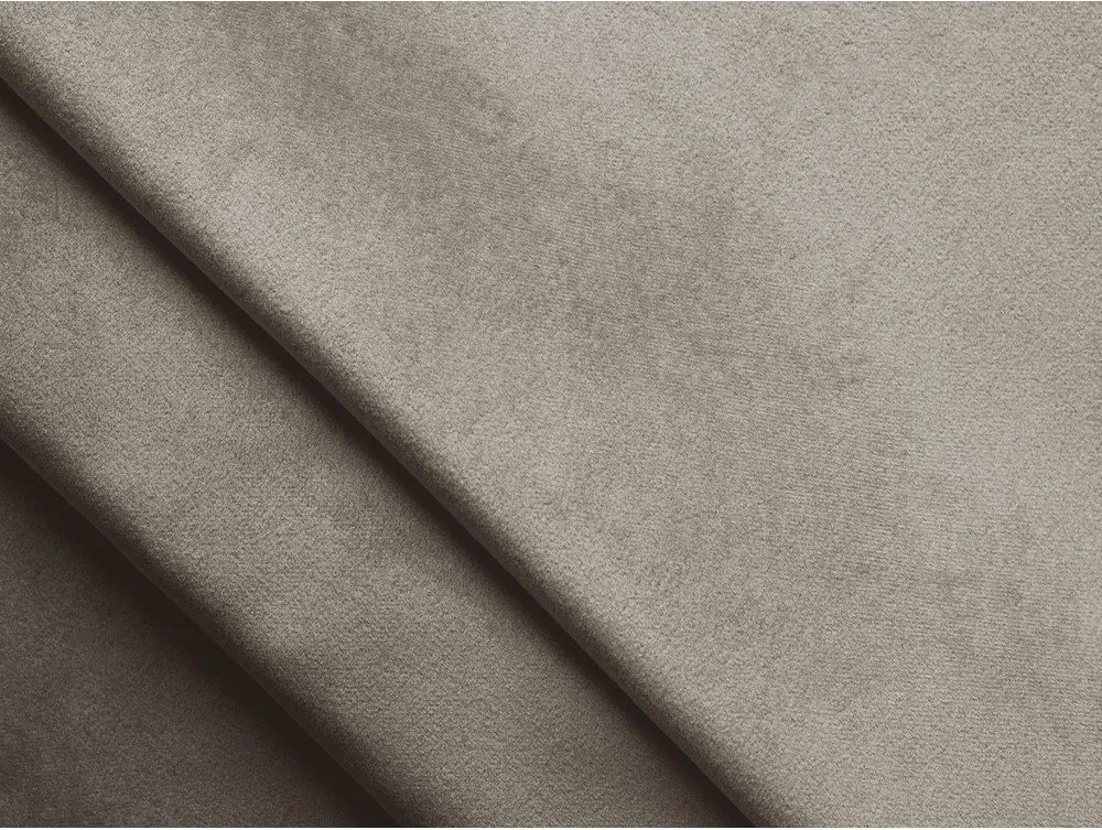 Кафяво-сиво двойно легло 180x200 cm тапицирано с място за съхранение с включена подматрачна рамка Lemi – Makamii