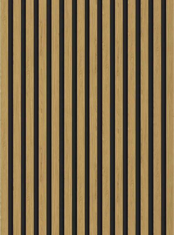 Mexen Lam-B стенни ламели 275 x 31,5 cm, HDF плоча 4 mm, Амбър дъб - S100-275317-2812-073