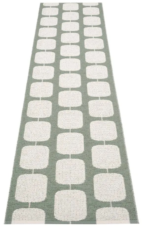 Зелена и кремава пътека за открито и закрито 70x300 cm Sten Army – Pappelina