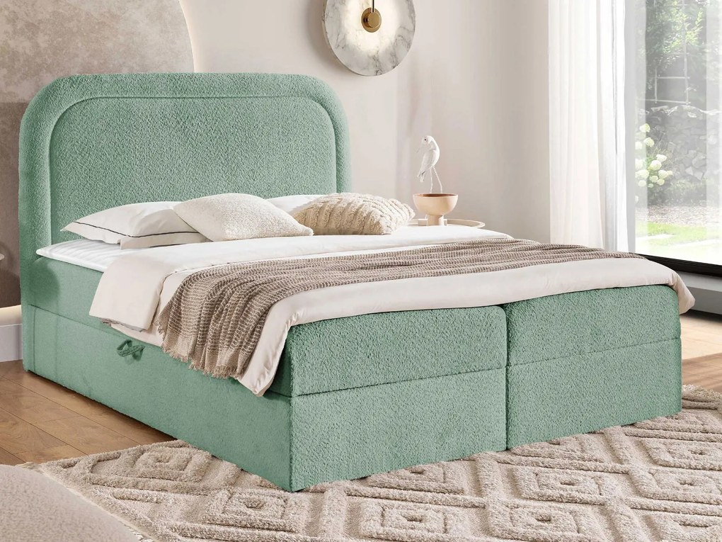 Тапицирано легло Bonito-Зелен-180 x 200