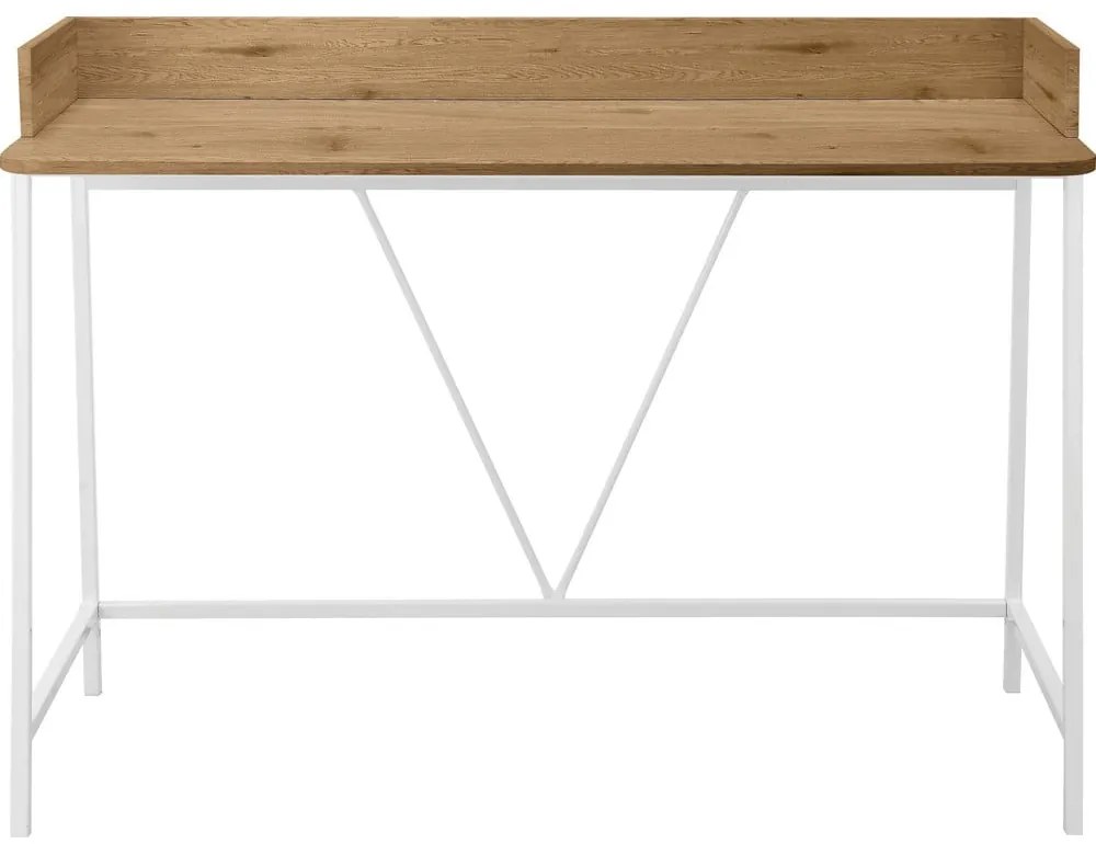 Работна маса с дъбов плот 50x120 cm Savona – Støraa