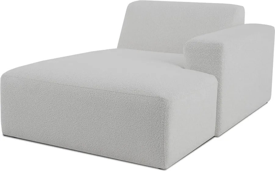 Бял модулен диван от букле (десен ъгъл) Roxy – Scandic