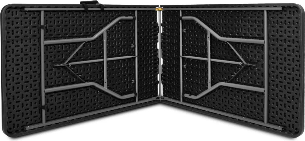 Сгъваема маса за кетъринг 240 см - черна