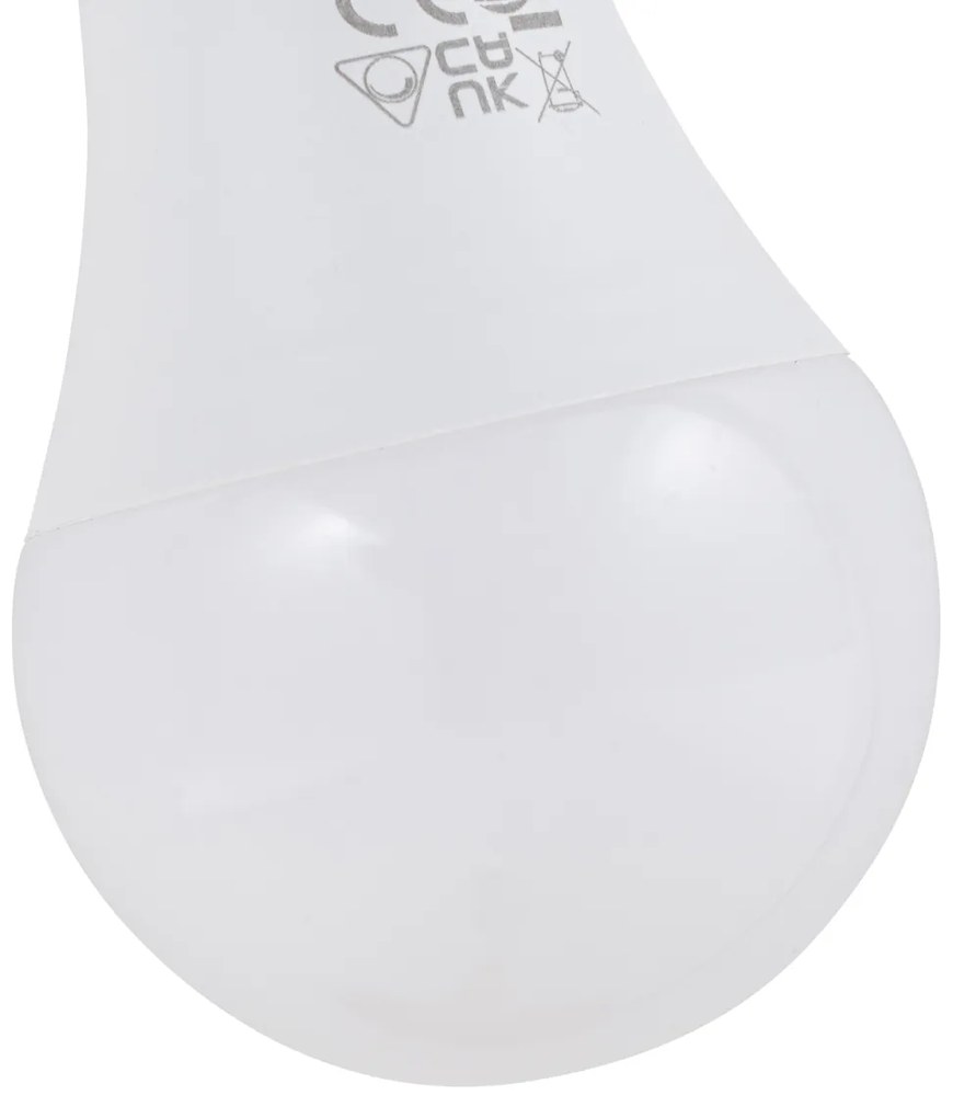 E27 Димируема LED крушка A60 Опал 9W 806lm 2700-6500K