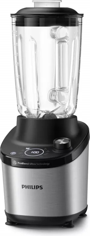 Втора ръка: Блендер Philips HR3760/00, 1500W, 2L, ProBlend Ultra, Високоскоростен, Импулс, Черен