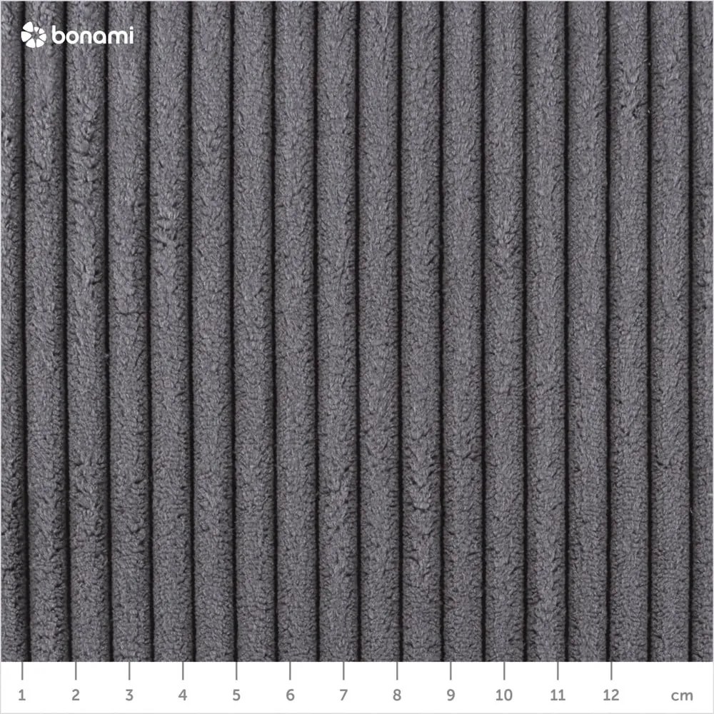 Сиво единично легло 120x200 cm тапицирано без ламелно дъно Mattis – Meise Möbel