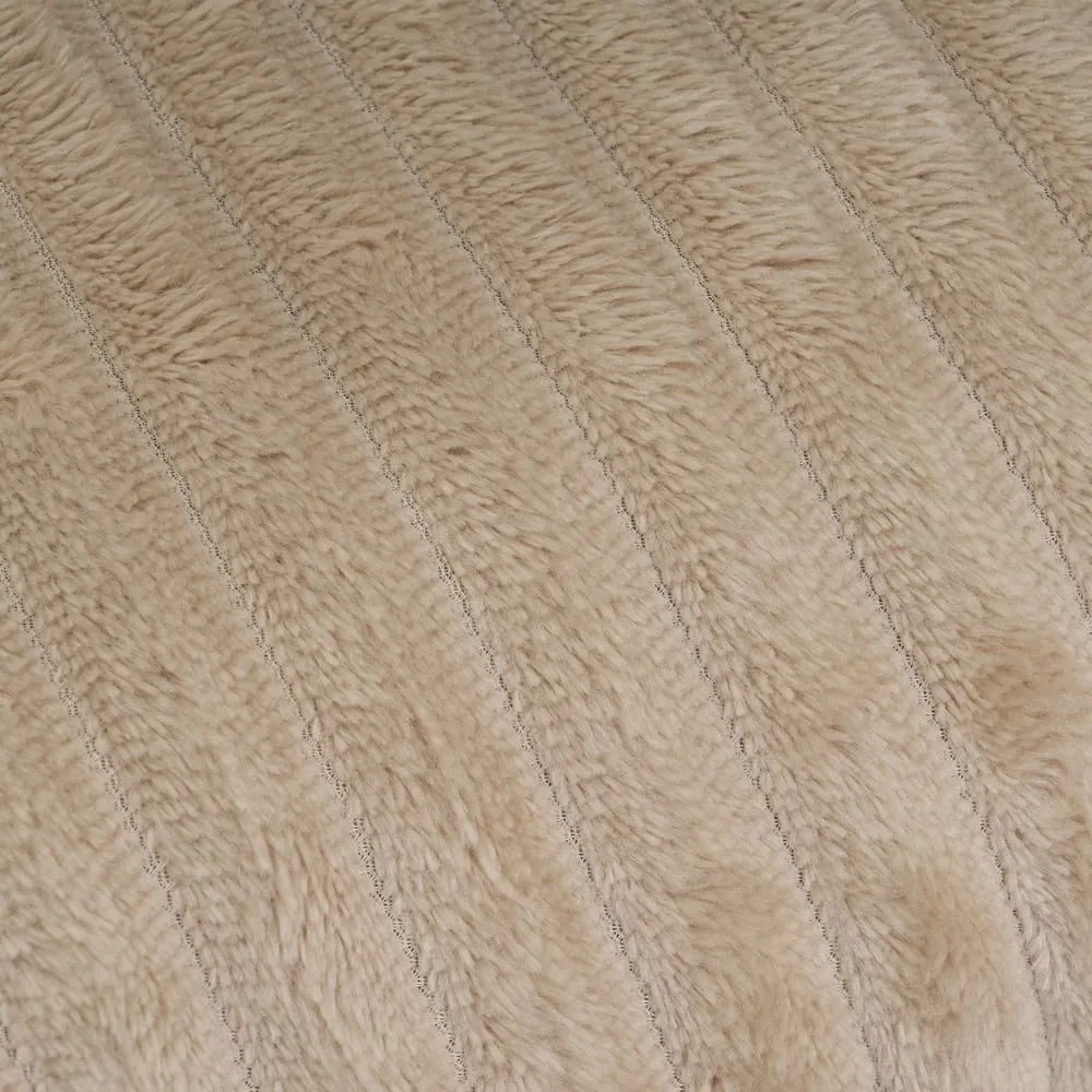 Кафяво одеяло от микроплюш 130x160 cm Fur Velvet – Casa Selección