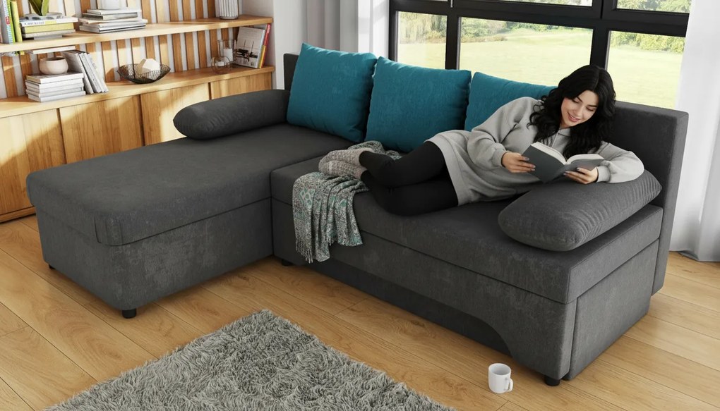 Разтегателен ъглов диван Неос