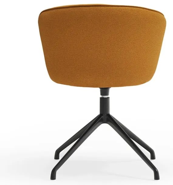 Тапицирани трапезни столове в комплект 2 бр. в цвят горчица Add – Teulat